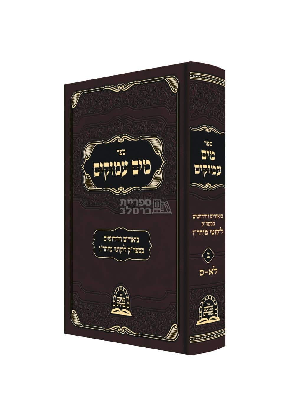 מים עמוקים חלק ג' - ביאורים וחידושים על ליקוטי מוהר"ן מר' משה קרמר